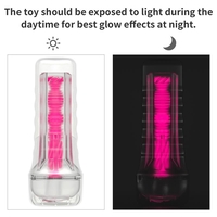 Мастурбатор LOVETOY Lumino Play, розов, сияещ, 8,5