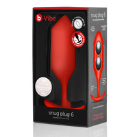Анален разширител B-Vibe 6 Червен