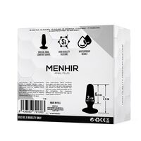 Силиконов анален плъг TARDENOCHE Menhir, черен