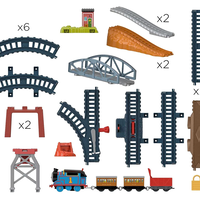 Игрален комплект 3в1 Thomas & Friends