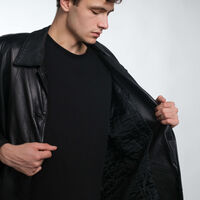 Кожено палто