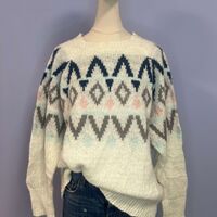 Ретро пуловер