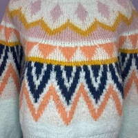 Ретро пуловер