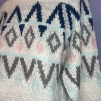 Ретро пуловер