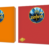 ZEBRA DELUX САЛФЕТКИ ЦВЕТНИ 35 бр. /опак.