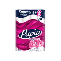 PAPIA ТОАЛЕТНА ХАРТИЯ 24+6 бр.