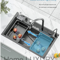 Новата мултифункционална кухненска мивкa 75x45x22