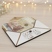 Дървена картичка,,Портмоне