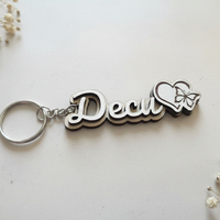 Ключодържател с име и сърце