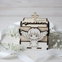 Кутийка за Свето кръщение,, ангелче момиче