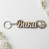 Ключодържател с име и сърце