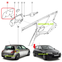 Капак за резервоар на Renault MEGANE 2