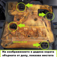 Тампон за кора (капак) на двигател при CITROEN и PEUGEOT