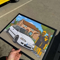 Персонализирана картина в стил ,,Simpsons
