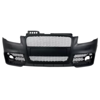 Предна броня за Audi A4 B7 8E (2004-2008) - S-Line Design с черна решетка без отвори за парктроник