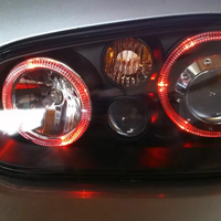 Кристални фарове Angel Eyes VW PASSAT B5.5 (01-05) - хром