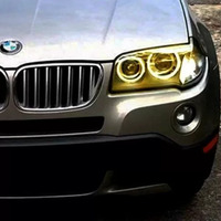 Жълти рингове за Ангелски очи за BMW X3 E83 X5 E53
