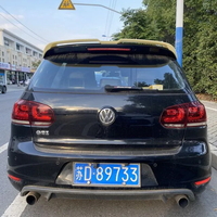 Спойлер антикрило за Volkswagen Golf 6 (2008-2013) GTI - черен гланц