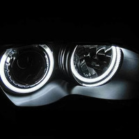 Бели рингове за Ангелски очи за BMW E46
