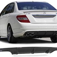 Двоен Дифузер за Mercedes Ц Класа W204 (ПРЕДИ ФЕЙСЛИФТ)
