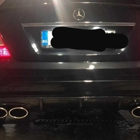 Двоен Дифузер за Mercedes Ц Класа W204 (ПРЕДИ ФЕЙСЛИФТ)