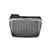 Решетка без емблема за Audi A4 B7 (2004-2008) - RS Look - Силвър / Мат
