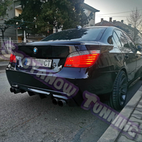 Двоен Оребрен Дифузьор за BMW E60 E61