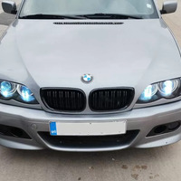 Бели рингове за Ангелски очи за BMW E46