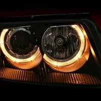 Кристални фарове Angel Eyes VW PASSAT B5.5 (01-05) - черни