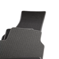 Мокетни стелки за VW Passat B6 / B7 3C (2005-2014) - кръгли щипки - Сиви
