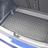 Гумирана стелка за багажник за Volkswagen Golf 8 (2019+) hatchback lower boot adjustable boot floor in the lowest position with mini spare tyre / tyre repair kit