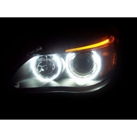 Бели крушки за ангелски очи за BMW E60 E61 E65 E53