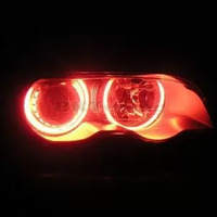 Червени рингове за Ангелски очи за BMW E46