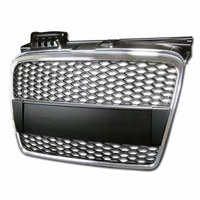 Решетка без емблема за Audi A4 B7 (2004-2007) - RS Look с хром рамка