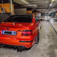 Двоен Оребрен Дифузьор за BMW E39