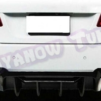 Двоен Оребрен Дифузьор за BMW E60 E61