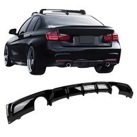 Двоен Оребрен Дифузьор за BMW F30 F31 Тип 335 340