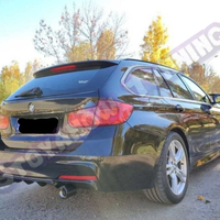 Двоен Оребрен Дифузьор за BMW F30 F31 Тип 335 340