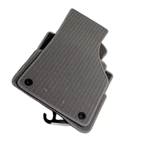 Мокетни стелки за VW Passat B6 / B7 3C (2005-2014) - кръгли щипки - Сиви