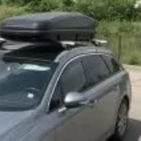Греди напречни за багажник за кола - за вградени покривни релси без отвор - 135см, с ключ