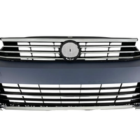 Предна броня за VW Passat B8 (2014+) - R дизайн с черна решетка
