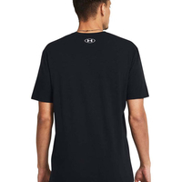 Мъжка тениска UA M GLITCH LOGO 60/40S SS Black Whitе