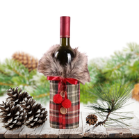 Коледно палтенце за винени бутилки