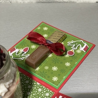 Коледна експлодираща кутия със свещ - Гринч