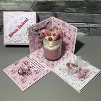 Коледна експлодираща кутия със свещ