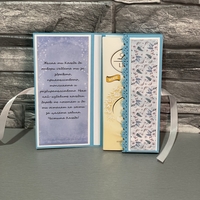 Коледна картичка с шоколад