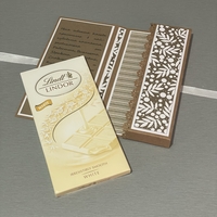 Коледна картичка с шоколад