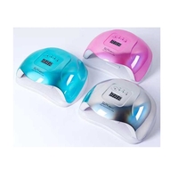 Професионална UV / LED лампа за маникюр и педикюр  - SUN X5 PLUS - 631316 - Розова