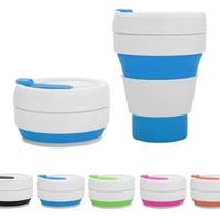 Сгъваема силиконова чаша - 1009 - 350ml - 920076