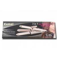 Преса за коса - 3in1 - KM-1213 - Multistyler - Kemei